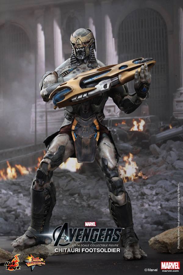 Hot Toys Marvel Avengers Chitauri Foot Soldier Sixth Scale Figure MMS226